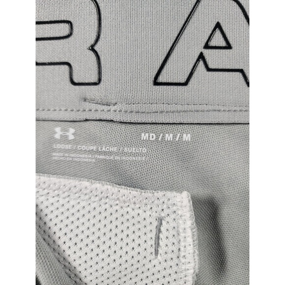 Under Armour Men M Gray UA Utility Relaxed Fit Open Bottom Adult Baseball Pants - Picture 6 of 12